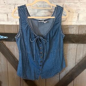 👖👖👖3 for 12$👖👖👖Denim Sleeveless Top-M